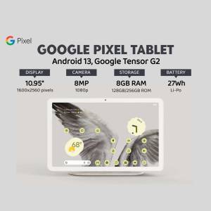 Google Pixel Tablet showcasing its display and specifications