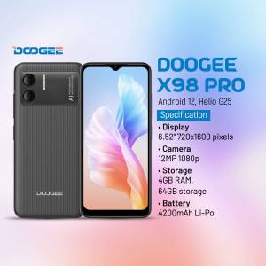 Doogee X98 Pro Android Smartphone with specifications