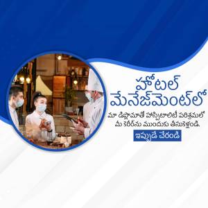 Hotel Management Training Banner For Threads