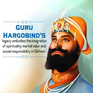 Guru Hargobind Ji Graphic For Twitter