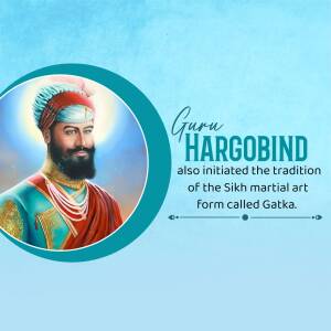 Guru Hargobind - Sikh Warrior Marketing Image For Threads