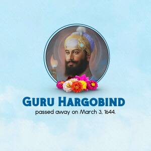 Guru Hargobind Ji Social Media Post For Pinterest