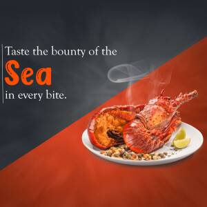 Lobster Feast Advertisement For Instagram