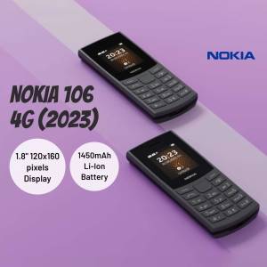 Nokia 106 4G (2023) mobile phone with specifications