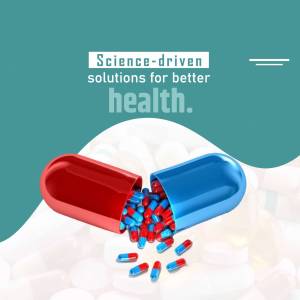 Science-Driven Health Solutions Promotional Banner For Pinterest