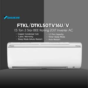 Daikin FTKL/DTKL50TV16U/V 1.5 Ton AC Business Poster For WhatsApp