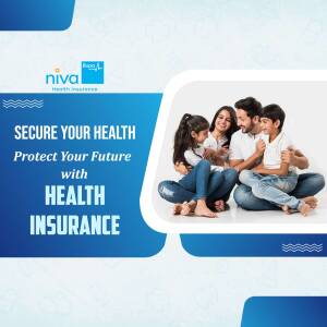 Family smiling and promoting Niva Health Insurance