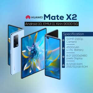 Huawei Mate X2 foldable smartphone with specifications