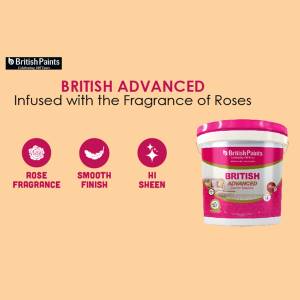 Bucket of British Paints Advanced Roses paint with rose fragrance and smooth finish