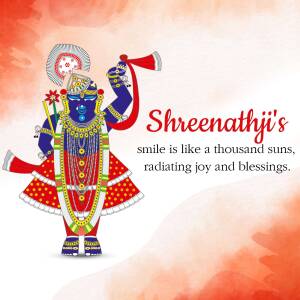 Shreenathji's Blessings Marketing Image For Twitter