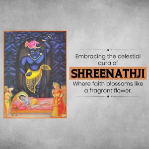 Shreenathji Divine Art Business Poster For Threads