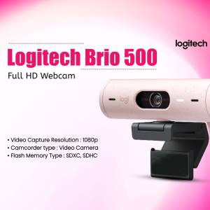 Logitech Brio 500 Full HD Webcam - Pink
