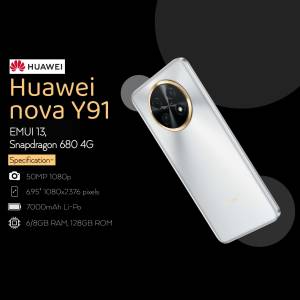 Huawei Nova Y91 smartphone with specifications