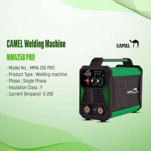 Camel MMA250 PRO Welding Machine - Black and Green