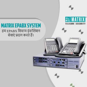 Matrix EPABX System with Phones and Server