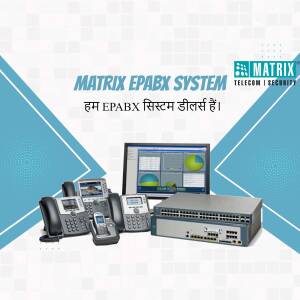 Matrix EPABX System with phones and server