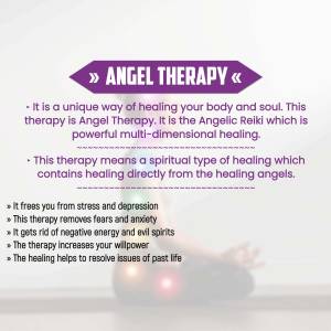 Image describing Angel Therapy and its benefits.