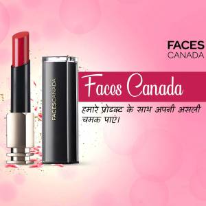 Faces Canada Lipstick Advertisement Branding Post For Threads