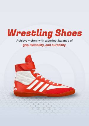Adidas Wrestling Shoes - Performance & Durability Poster For X