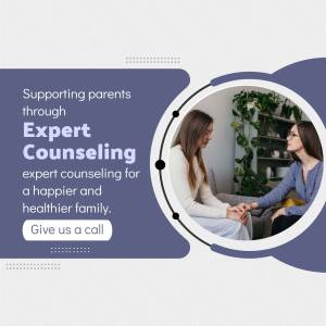 Two women in a counseling session, one comforting the other.