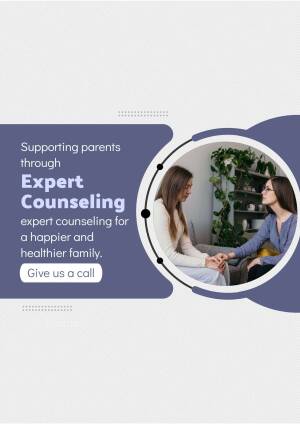 Two women in a counseling session, representing support for parents.