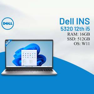 Dell Inspiron 5320 laptop with Windows 11 displayed on screen