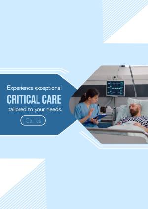 Doctor attending to a patient in a hospital room