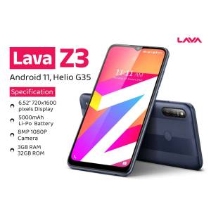 Lava Z3 Android Smartphone with Specifications