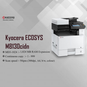Kyocera ECOSYS M8130cidn color laser multifunction printer