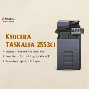 Kyocera TaskAlfa 2553ci color printer with specifications