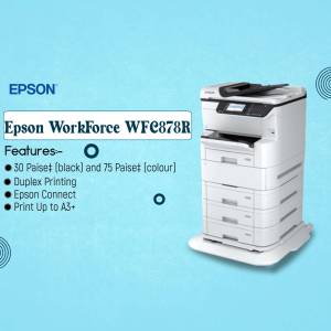 Epson WorkForce WF878R Printer Business Poster For Instagram