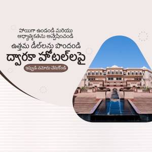 Image of Charminar and Falaknuma Palace with Telugu text