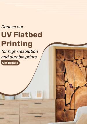 UV Flatbed Printing - High-Resolution and Durable Prints