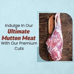 Premium Mutton Meat Cuts Graphic For Google Business Profile