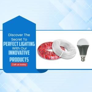 Perfect Lighting Solutions Business Poster For Twitter