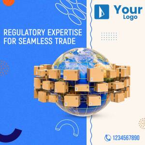 Image depicting global trade with packages surrounding the Earth, representing regulatory expertise.