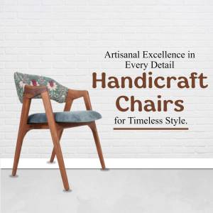 Handicraft Chairs - Artisanal Excellence Flyer For Instagram