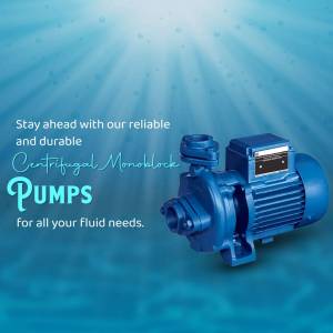 Centrifugal Monoblock Pumps - Reliable Fluid Solutions Poster For Instagram