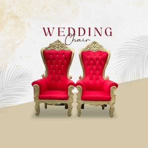 Elegant Wedding Chairs Banner For Facebook