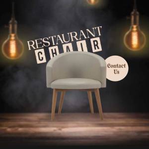 Elegant Restaurant Chair Marketing Image For Telegram
