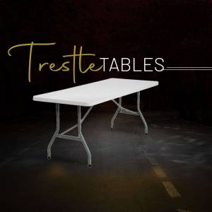 Trestle Tables - Event Furniture Social Media Post For Threads