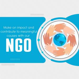 Hands around the globe representing NGO support and charitable giving.
