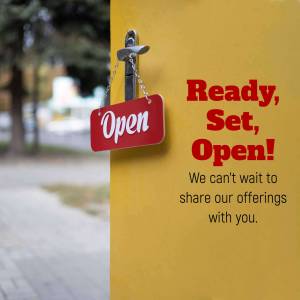 Business Is Open! Artwork For Instagram