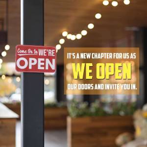We're Open! - New Chapter Post For LinkedIn