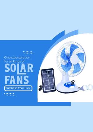 Solar Fan Advertisement Advertisement For LinkedIn