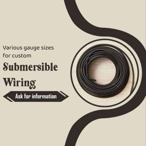 Submersible Wiring - Custom Gauge Sizes Marketing Image For Pinterest