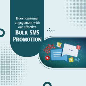 Image promoting bulk SMS services for boosting customer engagement.
