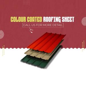 Colour Coated Roofing Sheets Flyer For Twitter
