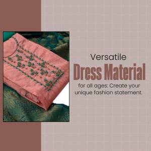 Versatile Dress Material Image For WhatsApp