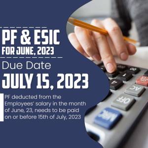 PF & ESIC Due Date - July 15, 2025 Promotional Banner For Instagram